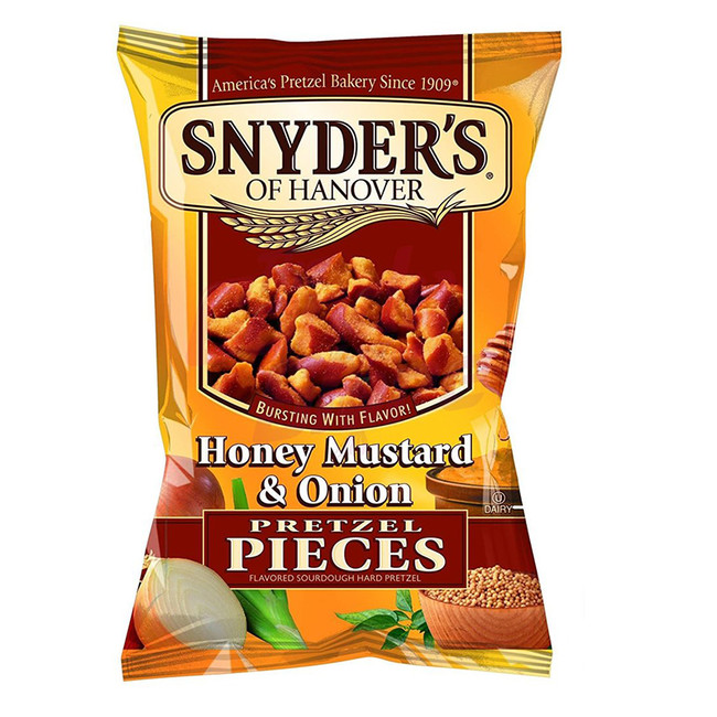 Cornico Eu Snyders Pretzel Honey Mustard Onions 125g